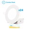 Infibrite 4 In Slim Recessed LED with Night Light 5CCT Selectable White 9 Watt 750LM Triac Dimmable, 24PK IB-001-28-9W-WH-24PK - alternate 1