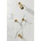 Kingston Brass Double-Handle Tub and Shower Faucet, Brushed Brass KBX8147KPS - alternate 3