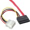 Sanoxy 18in Serial ATA Data Cable & Power Adapter, SATA 7-pin + 15-pin to SATA 7-pin + 4-pin Molex SNX-CBL-LDR-SA108-7018 - alternate 2