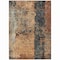Homeroots 3' X 5' Copper And Black Abstract Washable Indoor Outdoor Area Rug 606068 - alternate 5