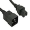 Sanoxy 3ft 14 AWG 15A 250V Power Cord IEC 320 C20 to IEC 320 C15, Black SNX-CBL-LDR-PW137-1203 - alternate 1