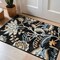 World Rug Gallery Floral Medallion Area Rug 2 ft x 3 ft Black WR143BLACK2X3 - alternate 1