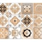 Homeroots 12" X 12" Shades of Taupe Mosaic Peel and Stick Removable Tiles 556402 - alternate 4