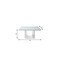 Homeroots 59" White and Silver Wood and Metal Pedestal Base Square Dining Table 555175 - alternate 4