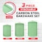 Bakken- Swiss BAKKEN 3-Piece Nonstick Baking Pan Set, Carbon Steel, PFOA-Free, Oven Safe, 450 DegF, Green Marble BKWAV3PGRE - alternate 5