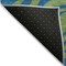 Homeroots 5' X 8' Green And Teal Blue Animal Print Washable Indoor Outdoor Area Rug 600673 - alternate 4