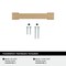 Amerock Bridgeport 3 inch (76mm) Center-to-Center Champagne Bronze Cabinet Pull, 25PK 25VMP37030CZ - alternate 4