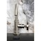 Kingston Brass One-Handle Single-Hole Bathroom Faucet with Deck Plate and Push Pop-Up Drain, Brushed Nickel KSD2218RX - alternate 6