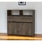 Homeroots 38" Dark Brown Single Drawer Combo Dresser 478399 - alternate 4