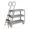 Pucel Ladder Stock Cart, 20 in W x 38 in H x 49 in D, Light Blue LT-20S - alternate 1
