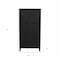 Homeroots 36in Graphite Solid Wood Accent Cabinet With Two Doors 620848 - alternate 5