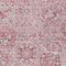 Homeroots 8' X 10' Pink And Gray Damask Washable Indoor Outdoor Area Rug 603782 - alternate 6