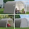 Shelterlogic Shed-in-a-Box Roundtop 10 x 10 x 8 ft Grey Shed-In-A-Box portable shed 70435 - alternate 11