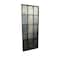 Homeroots 72" Black Metal Framed Full Length Antiqued Glass Hanging Mirror 489208 - alternate 1