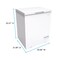 Avanti 5.0 cu. ft. Garage Ready Chest Freezer, White CF5F0W - alternate 3