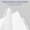 Avery Dividers, Index, Sidetab, 22 25PK AVE01022 - alternate 2