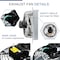 Edendirect 10 in. 820 CFM  Silver Exhaust Electric Powered Gable Mount Shutter Fan/Vent, High Speed IR-EXHAUST10 - alternate 9