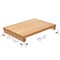 Blanco Beechwood Floating Cutting Board (IKON 30 and 33 Apron Front Sinks) 235010 - alternate 4