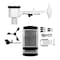 Pce Instruments Weather station with wind 0-50 m/s, outdoor temp -40-140 deg F, rainfall monitoring and USB output PCE-FWS 20N-1 - alternate 6