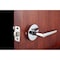 Sapphire Contra Collection Modern Polished Chrome Grade 3 Passage Hall/Closet Door Handle with UL Latch LS-CON10-US26-UL - alternate 2