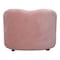 Homeroots 36" Pink And Black Faux Shearling And Upholstered Arm Chair 572310 - alternate 7