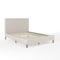 Martha Stewart Britta Full Upholstered Platform Bed w/Rounded Headboard, Piped Detailing/Cushioned Sderails, Beige TW-3WDB01B-F-BG-MS - alternate 8
