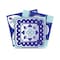Homeroots 8" X 8" Vintage Turq Blue And White Peel And Stick Removable Tiles 390912 - alternate 3