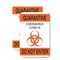 Signmission Quarantine Do Not Enter 1, 12 X 18 2 Signs, Heavy Gauge Aluminum, 2PK A-1218-2PACK-25576 - alternate 1
