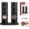 Simple Deluxe Electric Salt and Pepper Grinder Set-Automatic Salt Pepper Mill Shakers, Black, 2PK HKGRINE70BLKX2 - alternate 1