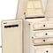 Homeroots 13" X 18.75" X 43" Antique White Mirrored Jewelry Armoire 320553 - alternate 4