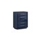 Homeroots 36" Blue Wood Five Drawer Gentlemens Chest 714481 - alternate 5