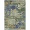 Homeroots 3' X 5' Purple Olive Green And Taupe Abstract Washable Indoor Outdoor Area Rug 630741 - alternate 5