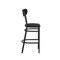 Flash Furniture Wright Barstool w/500 LB. Capacity Black Steel Frame, Black Vinyl Boomerang Back, Black Vinyl Seat XU-DG6V6BKV-BK-GG - alternate 6