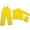 Mcr Safety 3-Piece Rainsuit with Detachable Hood, PVC, 0.35 mil Thick, Detachable, Yellow, M 2003M - alternate 1