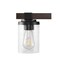 Jonathan Y Bungalow 22.75" 3-Light Iron/Seeded Glass Rustic Farmhouse LED Vanity Light, Oil Rubbed Bronze JYL7509A - alternate 11