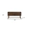 Homeroots 63" Brown Solid Wood Four Drawer Double Dresser 473102 - alternate 3