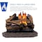 Duluth Forge Ventless Natural Gas Gas Log Set - 18 in. Split Oak, 30,000 BTU, T-Stat Control DLS-N18T-1 DLS-L18T-1 - alternate 9