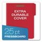 Pendaflex Colored Top Tab Fastener Folder, 1/3-Cut Tab: Assorted, Exp 2", 2 Fastener, Letter, Bright Red, 25PK 15936GW - alternate 4