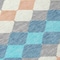 Homeroots 8' Teal Blue Gray And Copper Round Geometric Washable Indoor Outdoor Area Rug 597928 - alternate 4