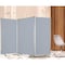 Homeroots 71" Gray Iron Folding Three Panel Screen Room Divider 348669 - alternate 3