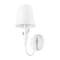 Z-Lite Claudelle 1-Light Wall Sconce, 5.75 in W x 14 in H, Textured White 4014-1S-TW - alternate 6