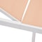 Leisuremod Marlin Patio Chaise Lounge Chair with White Aluminum Frame, Light Brown MLW-77LBR - alternate 6