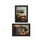 Homeroots Set Of Two Let Your Light Shine 2 Black Framed Print Wall Art, 2PK 407104 - alternate 2