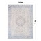 World Rug Gallery Blue Vintage Medallion Washable Rug - Flat Pile for Living Room or Kitchen 10 ft x 14 ft WR170BLUE10X14 - alternate 4