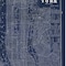 Homeroots 24" x 16" Indigo and White Aerial New York Map Canvas Wall Art 399004 - alternate 3