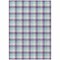 Homeroots 8' X 10' Purple Aqua And Beige Plaid Washable Indoor Outdoor Area Rug 601425 - alternate 5