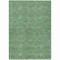 Homeroots 8' X 10' Sage Fern Green And Peach Geometric Washable Indoor Outdoor Area Rug 615233 - alternate 8