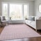Homeroots 5' X 8' Pink And Ivory Geometric Washable Indoor Outdoor Area Rug 614768 - alternate 7