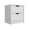 Homeroots Two Piece White Bedroom Set 526364 - alternate 10