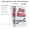 Signmission Auto Repair, Plastic Signs Only 24 Inch x 36 Inch, Corrugated Plastic, 2PK CSB-2436-2PACK-Auto Repair - alternate 2